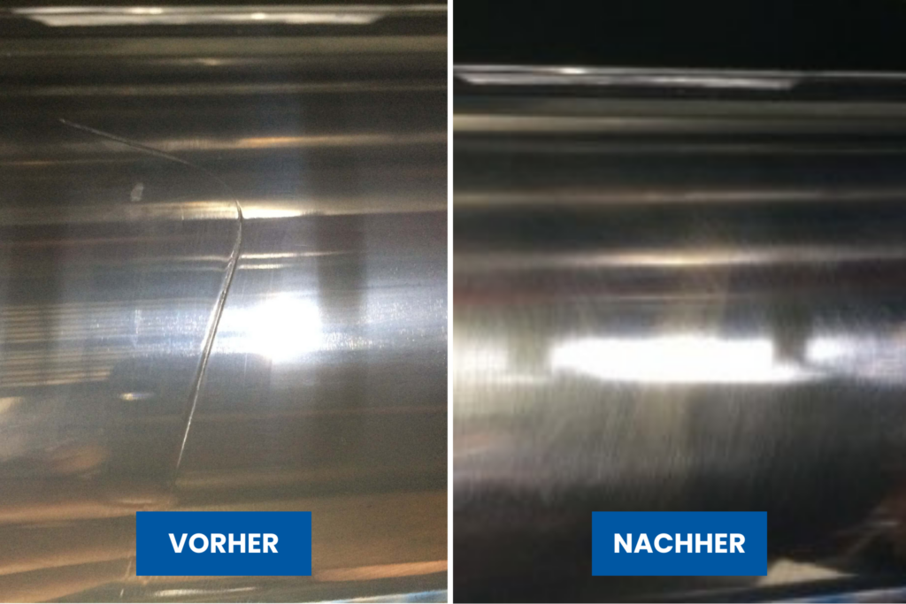 Vorher/Nachher Graf Oberflächentechnik