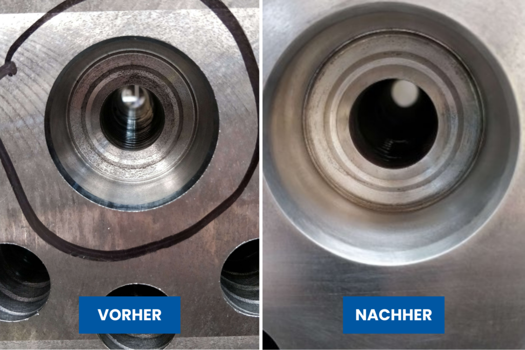 Vorher/Nachher Graf Oberflächentechnik