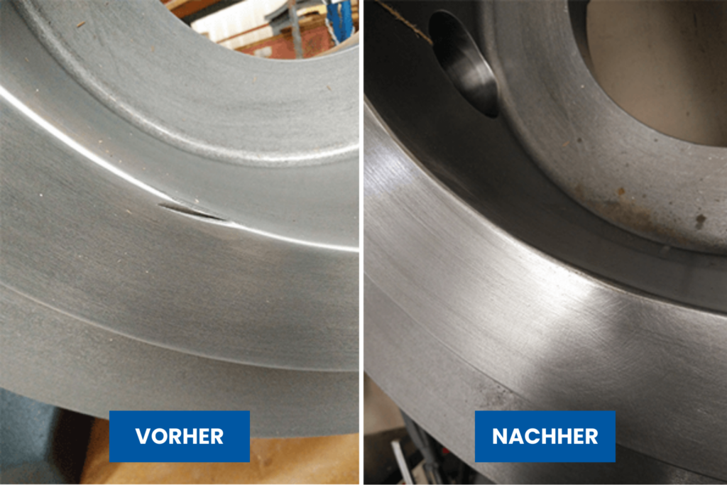 Vorher/Nachher Graf Oberflächentechnik