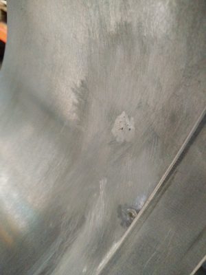 Materialfehler Lunkernest in einer Passung Materialfehler Lunkernest in einer Passung